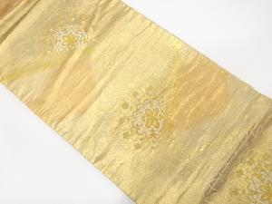 アンティーク　幾何学に華紋・古典柄織り出し袋帯（材料）